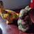 3 Vintage Ceramic Patch Work Animals 1 thumbnail