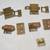 Cabinet hardware and wall hook, antique brass 1 thumbnail