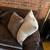 Sectional Queen Sleeper Velvet Couch Chocolate Brown Pillows 112” W 38 9 thumbnail