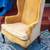 CHAIR Living Room Furniture Vintage Ethan Allen Furniture Gold Mustard 11 thumbnail