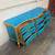 Delivery is available French Provincial Triple Dresser – Hand-Painted Turquois 9 thumbnail