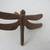 Dragonfly Cast Metal Rustic Brown Tone Napkin Holders-Set Of 4 6 thumbnail