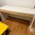 Free IKEA desk (white)  and set of drawers (painted off-white) 2 thumbnail