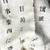 Mark Alexander calligraphy linen fabric. 5 thumbnail