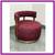 Village West Design Custom Made Swivel Club Chairs In Raspberry 11 thumbnail