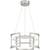New modern nickel led chandelier 4 thumbnail