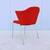 Contemporary Modern EOOS for Coalesse Capa Stackable Red Guest Chair 13 thumbnail