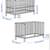 IKEA White Baby Crib 2 thumbnail