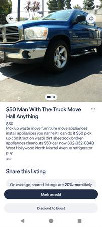 Throw out Anything Move Anything,W Truck 1