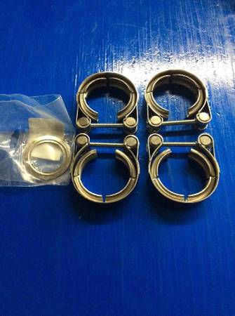 Exhaust Clamps Turbo /Gaskets Kit 1