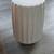 White Fluted Accent Table / Side Table – $40 1 thumbnail