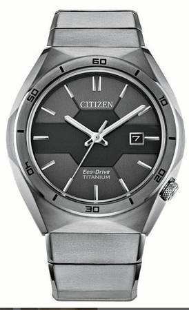Citizen Eco-Drive Super Titanium Armor Men's Watch, AW1660-51H 1