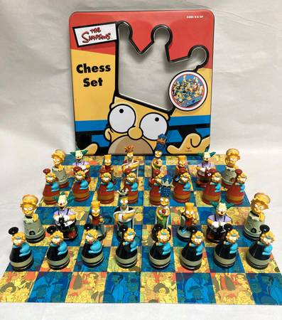 SIMPSONS CHESS GAME 1998 1