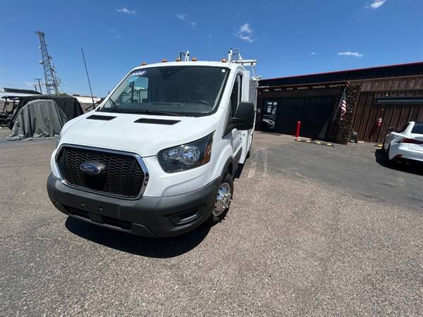 **2022 Ford Transit 350 HD CUTAWAY KNAPHEIDE SERVICE BODY BOX TRUCK/ - $33,80063612906331905123