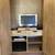 CRACKLE-FINISH PAINTED CUSTOM-BUILT DESIGNER BAR (OR TV) ARMOIRE 9 thumbnail