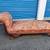 Victorian Day Bed Orange Paisley Fainting Couch Chaise Lounger Daybed 4 thumbnail