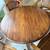 Round table with matching hardwood chairs 2 thumbnail