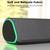 SOULION R50 Bluetooth Computer Speaker with Colorful LED Lights, Grey 8 thumbnail