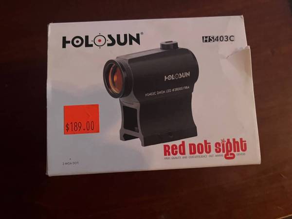 Holosun Red Dot Scope recharge solar 1