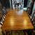 AMAZING SOLID OAK TIGER GRAIN DINING TABLE SET CAN DELIVER LOCAL IF NEEDED 2 thumbnail