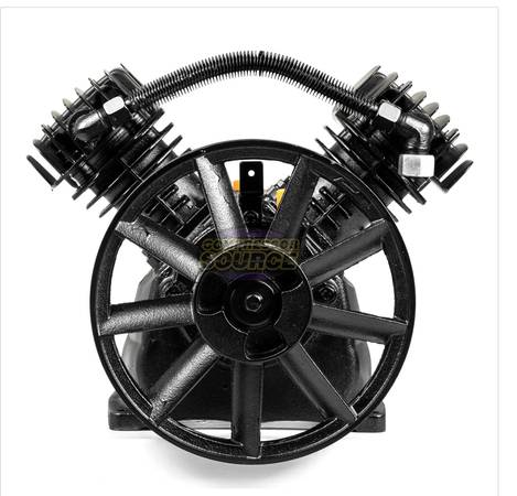 V-twin air compressor pump, Broken 1