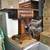 ANTIQUE PAINTED DROP LEAF END TABLE 6 thumbnail