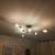 Mid-Century Modern Gold Sputnik Ceiling Light – 6-Light 2 thumbnail