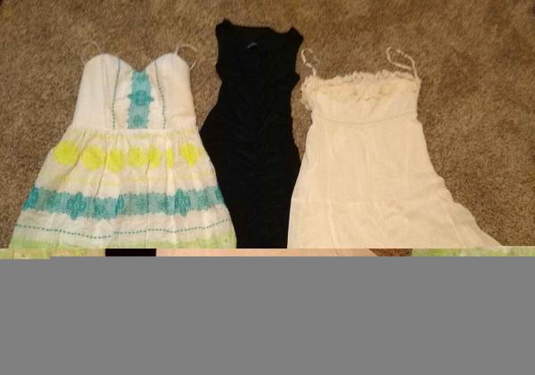 $18 for all 3 DRESSES Sz Medium Holiday Boho Vacation BEACH Wedding Pr 1