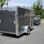 2025 Sure Trac 6x12 Pro Series Wedge Front Enclosed Trailer CHARCOAL3k 4 thumbnail
