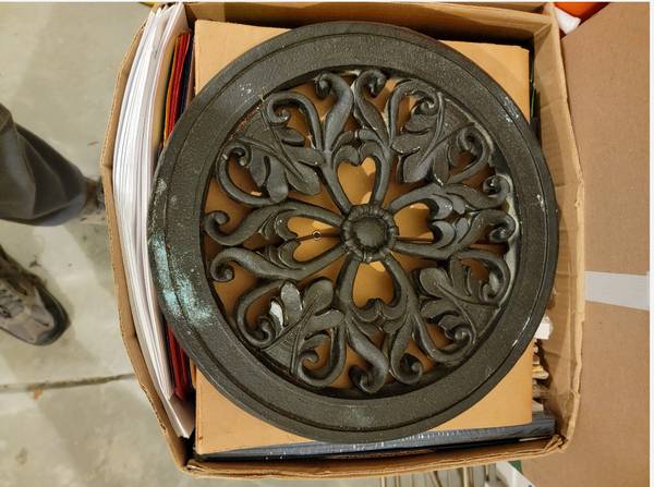 Decorative Iron Looking Piece 1