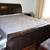 Broyhill Leather Sleigh King Bed Expresso 6 thumbnail