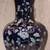 Beautiful Cobalt Blue Mid Century Lamp with Cherry Blossom design 31” 9 thumbnail