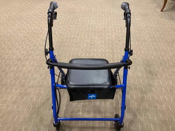 Guardian Basic Steel Rollator Rolling Walker 1