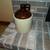 One Gallon Brown Pottery Whiskey Jug with Embossed Top 1 thumbnail