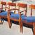 set of (4) 1960's Dyrlund Smith teak Captains ARMCHAIRS from Denmark 13 thumbnail