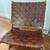 Beautiful woven leather folding lounge chairs 1 thumbnail