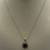 Sterling Silver & Black Agate Heart 15” Necklace 2 thumbnail