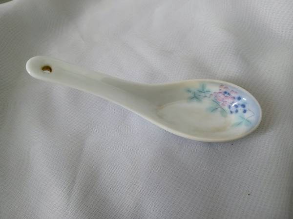 Vintage Porcelain Asian Spoon 1