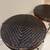 Set of 3 Wicker & Iron End Tables / Accent Tables 2 thumbnail