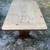NICE FARMHOUSE STYLE TABLE AND SIX CHAIRS SOLID WOOD 7 thumbnail