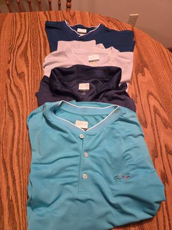 3 Button Down Crew, 1 1/4 zip Greg Norman Shirts 1