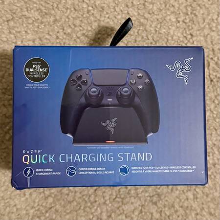 RAZER PS5 Controller Charging Stand (NEW) - black or red! 1