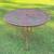 Vtg Mid Century Woodard Iron Round Mesh Top Outdoor Garden Patio Table 2 thumbnail