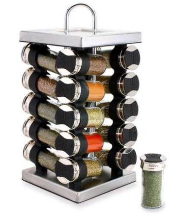 OLDE THOMPSON Stainless steel 20 Jars Spice 1