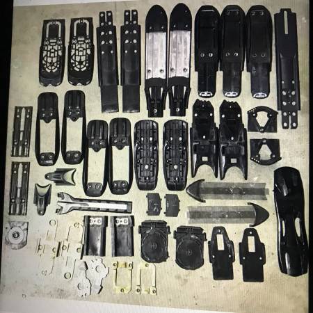 Plates For Snow Ski Bindings Slalom Down Hill Binding Plate Lot 1