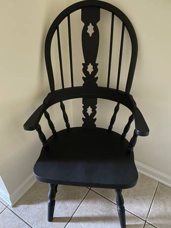 Old solid wood chair 1