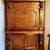 Antique Walnut Secretary Corner Cupboard Desk Hollywood Movie Table 2 thumbnail