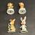 FIGURINES Vintage Assorted Shelf Trinkets Ceramic Holiday Classics Rare Lot Set 6 thumbnail
