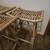 Bar Stools Rattan Very Sturdy 24" Seat Height Set of Three 9 thumbnail