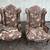 Antique Pair Of Armchairs / Sofa Chairs / Wingback Chair 11 thumbnail